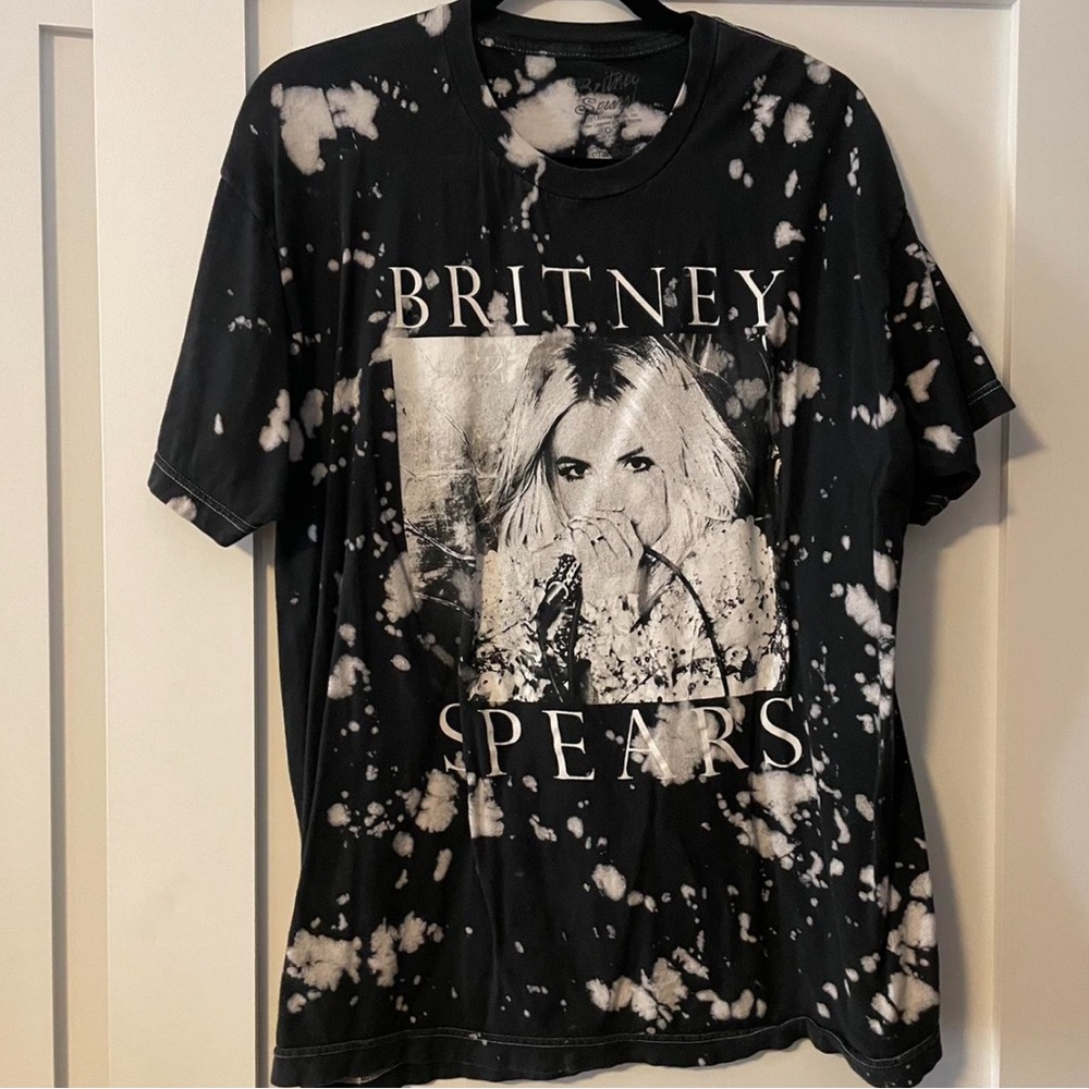 britney spears bleached t shirt